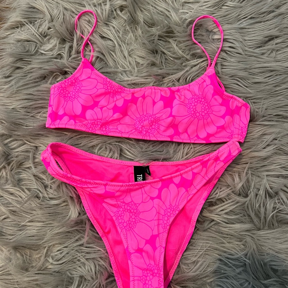 Triangl Swimwear Pink Floral Bikini
